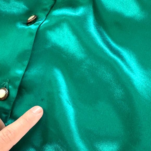 Victoria's‎ Secret Emerald Green Satin Pajama Set - Picture 13 of 16